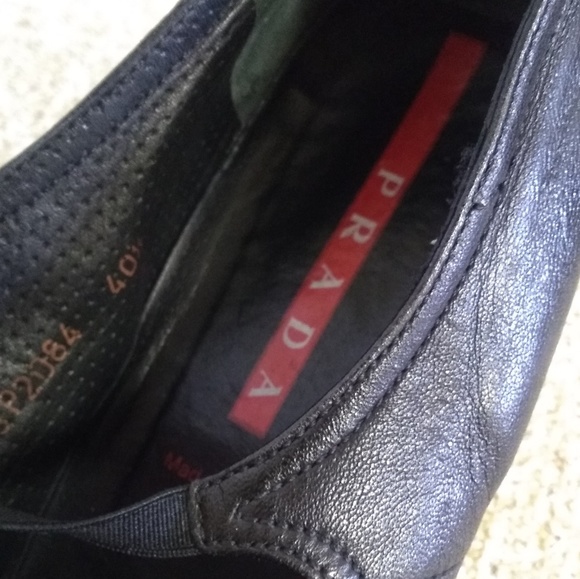 Prada Mary Jane Black Leather Shoes - Picture 6 of 6